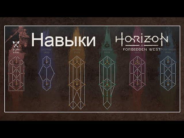 Horizon Forbidden West / Навыки