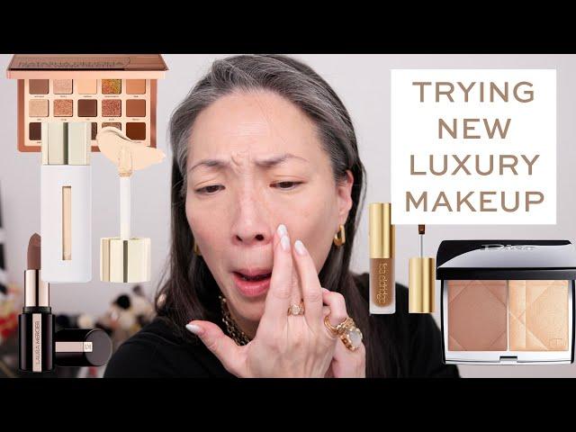 NEW LUXURY BEAUTY TRY-ON! Westman Atelier | Dior | Natasha Denona