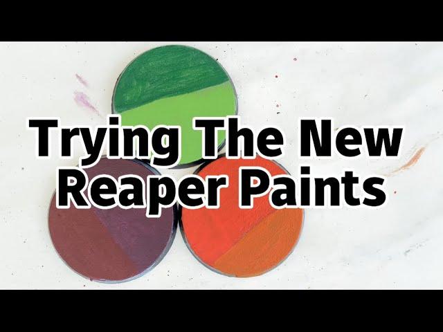 Trying The New MSP Paints From Reaper | Painting Miniatures | Miniature Paints | Unboxing