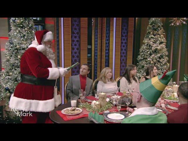 Santa Claus Visits the Live Holiday Party