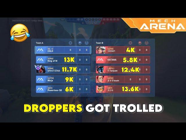 Ez 5 Stack match | Droppers got clapped | Mech Arena