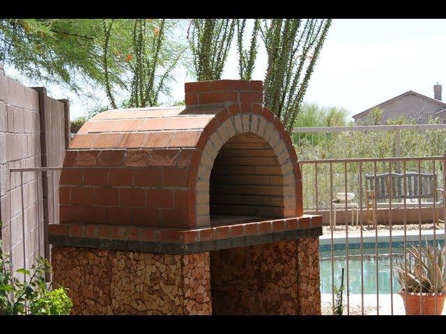 How to Build an Outdoor Wood-Fired Brick Pizza Oven • Click the Links for FREE Pizza Oven Plans