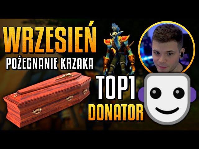 GUCIO | STRIM ŻAŁOBNY | TOP 1 DONEJTOR | PODSUMOWANIE DNIA #119 | WRZESIEŃ