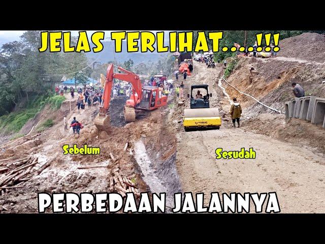 Jelas Terlihat PerbedaannyaPerbaikan Jalan Batu Jomba Ada Perubahan Signifikan