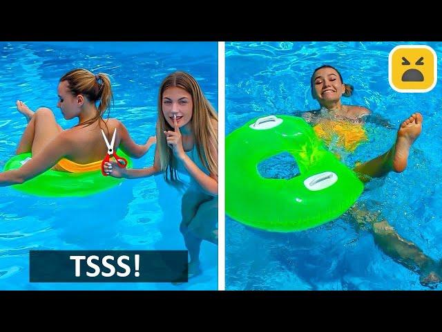 FUNNY SUMMER PRANKS! Best And Creative DIY Prank on Girls & Friends