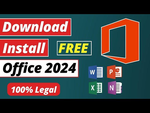 How to download and install microsoft office 2024 for free | Step by step Guide | Genuine Version