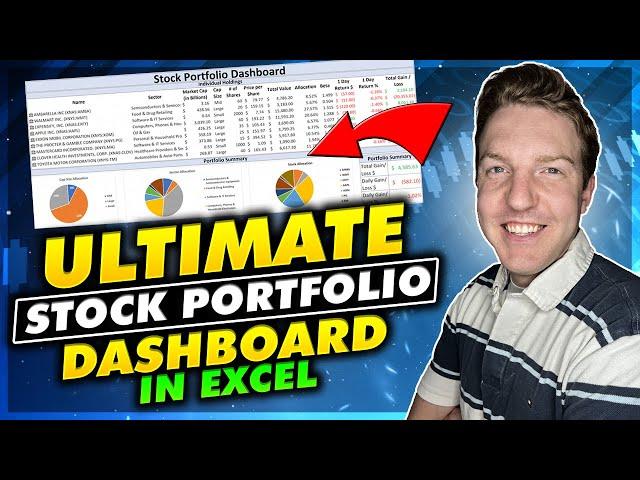 LIVE Stock Portfolio Dashboard in Excel in 30 Minutes!