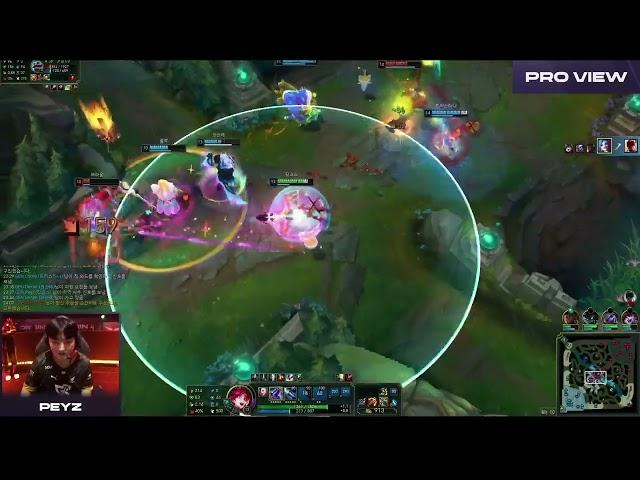 GenG Peyz immaculate Jinx Pro View | T1 vs GenG | LCK Spring Finals 2023