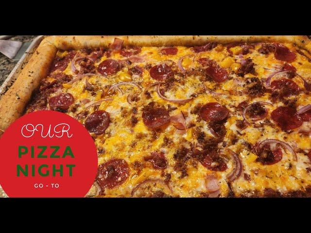 LET'S MAKE PIZZA!!! | SHEET PAN PIZZA | NO NEED TO ORDER OUT | SIMPLE & DELICIOUS