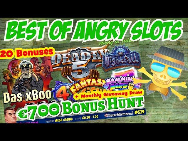 *Epic 20 Bonus* €700 SLOTS BONUS HUNT - Best Of Angry Slots - Deadly 5, Golden Catch & more.