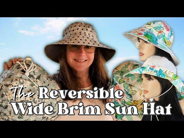 The BEST Reversible Wide Brim Bucket Sun Hat Tutorial on the Internet!