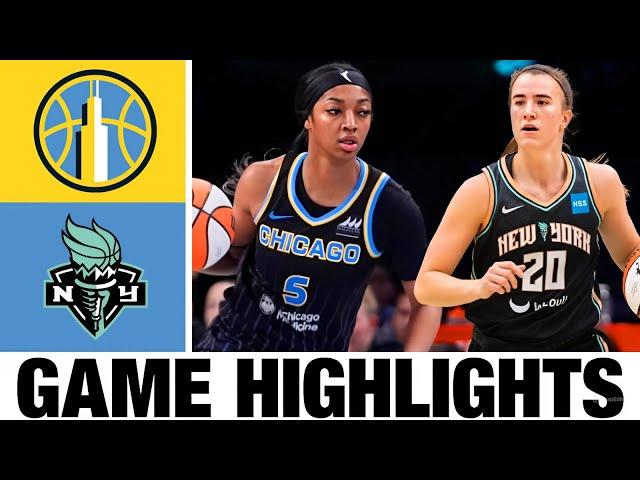 Chicago Sky vs New York Liberty FULL GAME Highlights | 2024 Women's Basketball