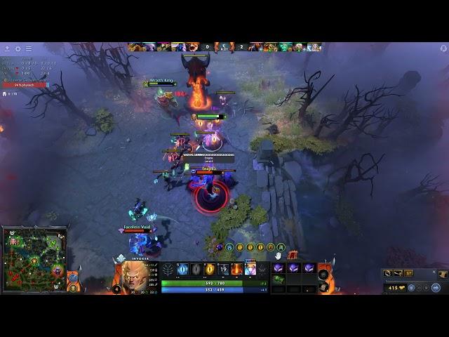 Dota 2 Invoker Gameplay Win