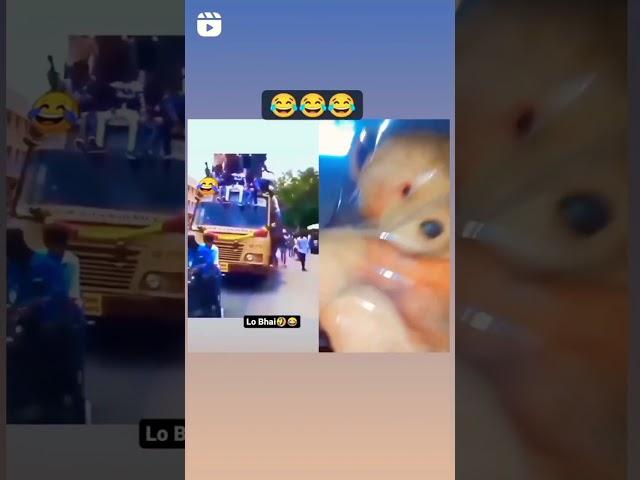 Bus se maje karte samay ye kya ho gya#viral