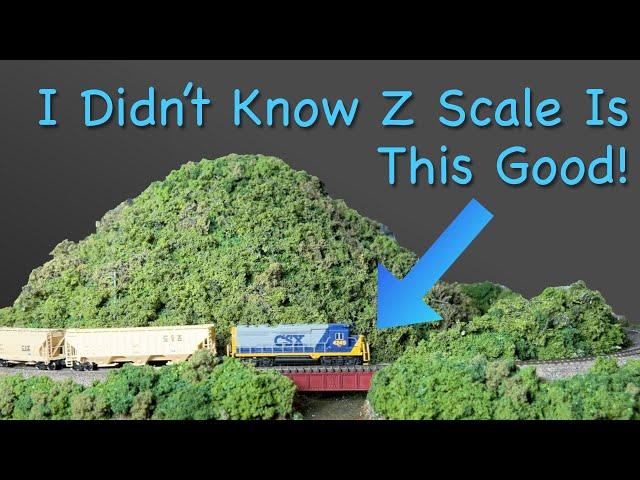 Z Scale Trains are Small but Good!