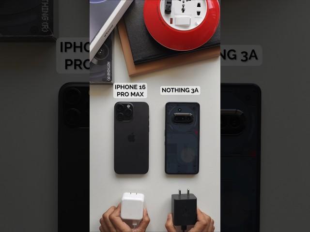 iPhone 16 Pro Max vs Nothing 3A – Fast Charging SHOWDOWN! Which is Faster