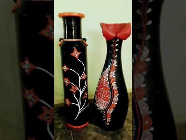 flower pots....done by Reshma patel n Shweta Patel.