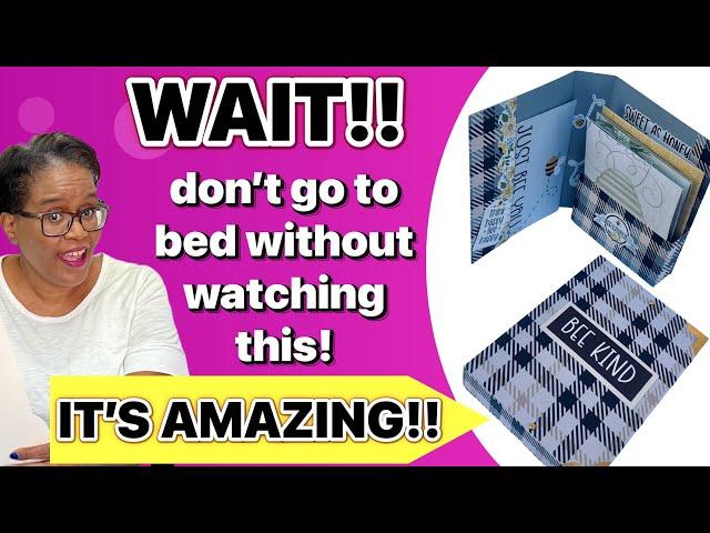 easy notecard folio PLUS CARDS!   all made from FILE FOLDERS! quick and easy tutorial