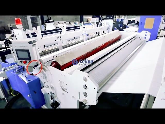 Small Toilet Tissue Paper Embossing Rewinder Machine