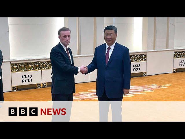 President Xi meets US national security adviser in Beijing | BBC News