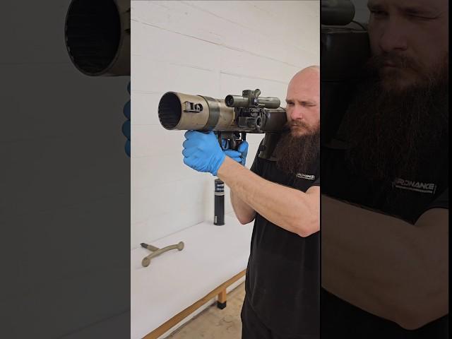 Massive Shoulder Fired  84mm Carl Gustaf Recoilless Rifle #army #history #edc #asmr