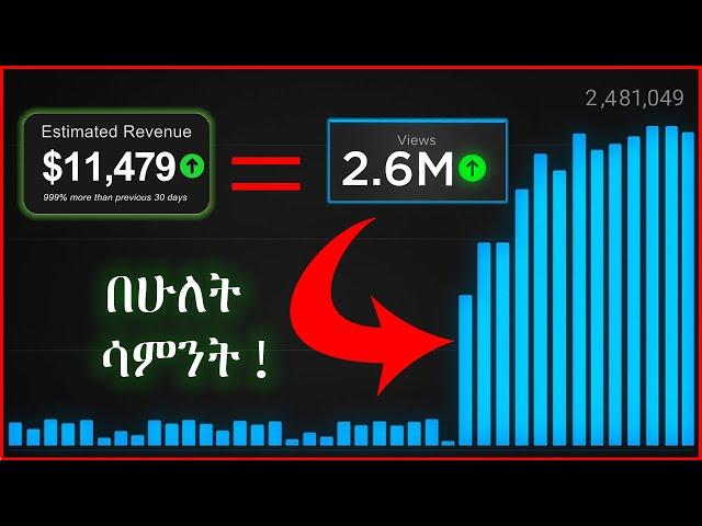 በኢትዮጵያ YouTube Automation In Amharic Step By Step Guide | How to make Money From Ethiopia  #ethiopia