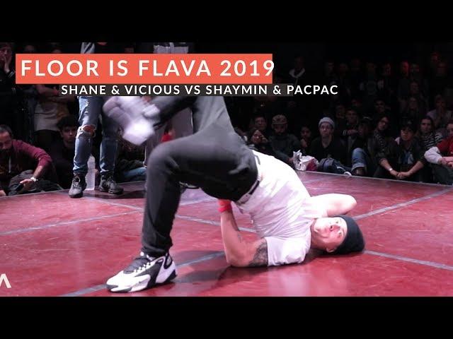 Pacpac & Shaymin vs Hustle technique | QUARTER FINAL | The Floor is Flava 2019