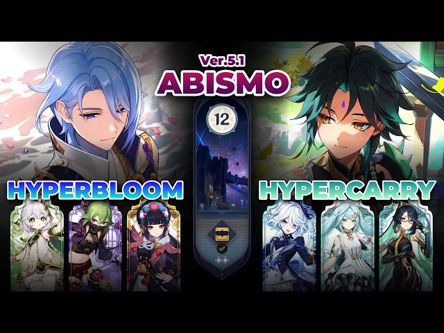 KAMISATO AYATO HYPERBLOOM & XIAO HYPERCARRY | SPIRAL ABYSS 5.1 | GENSHIN IMPACT