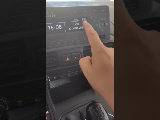 ️Canicule dans le sud...#vam #veilleurautomoto #peugeot #partner #canicule #sud #shorts  #chaleur