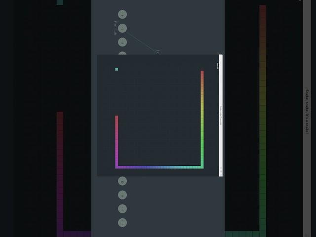 Manual Neural Network plays Snake #coding #neat #ai #machinelearning #reinforcementlearning