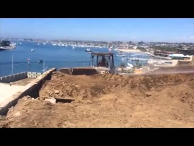 The AERIE construction project in Corona del Mar, CA