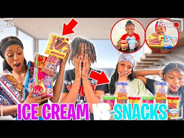 TRYING THE LITTLE DEBBIE SNACK ICE CREAM!! | LIFE WITH ROYALTY