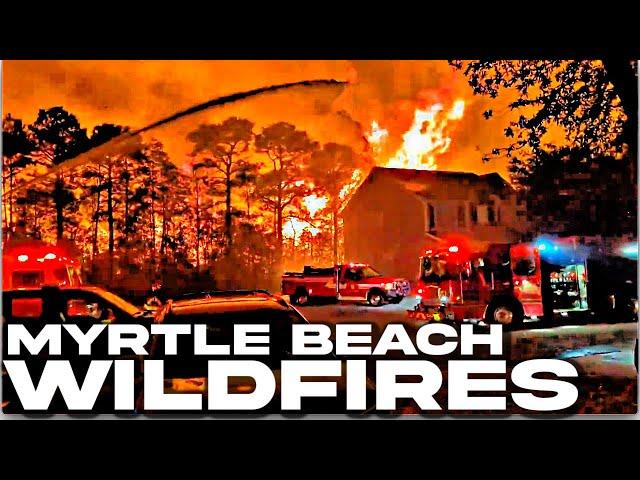 175 FIRES IN THE CAROLINAS |Myrtle Beach, SC WILDFIRES| 4200 Acres Burned