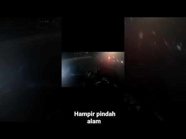 detik detik tabrakan beruntun hampir pindah alam