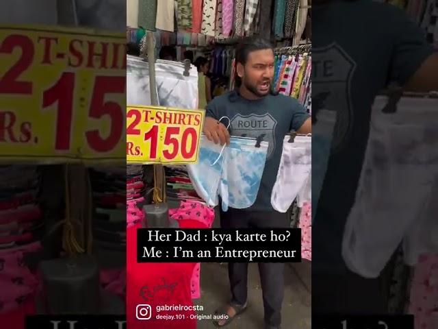 I’m an entrepreneur  #shorts #funny #relatable #comedy #trending #shortsindia