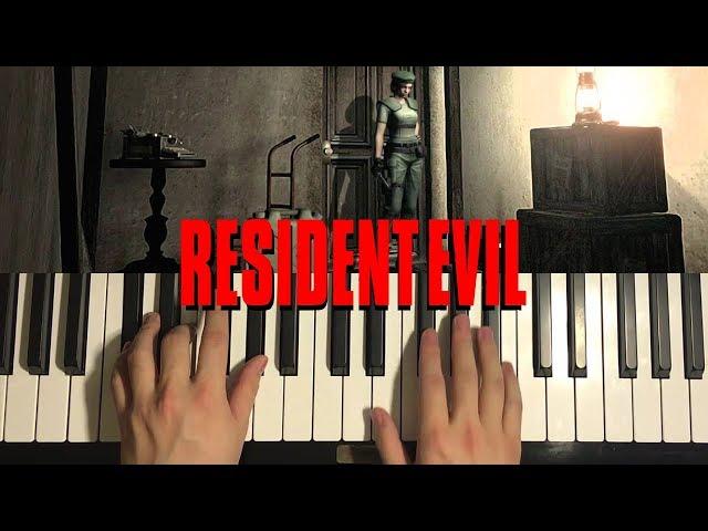 How To Play - Resident Evil 1 - Save Room  (PIANO TUTORIAL LESSON)