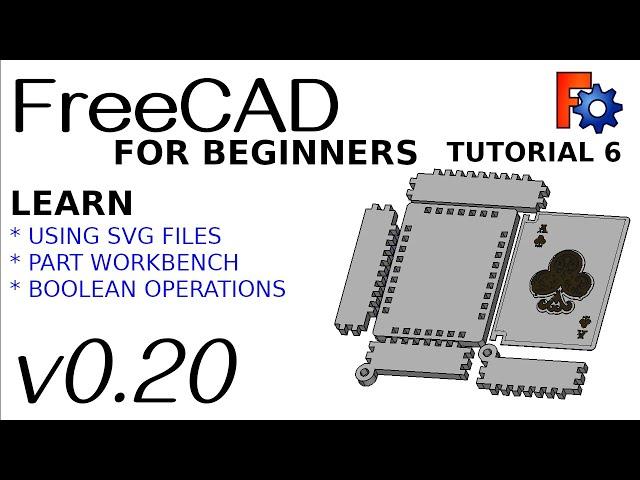 FreeCAD 0.20 For Beginners | 6 | Using SVG in the Part Workbench