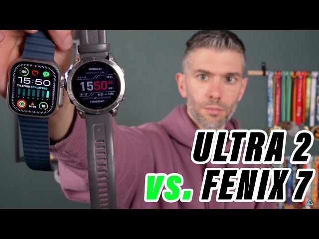 Apple Ultra 2 vs. Garmin Fenix 7 - Welche Uhr gewinnt?