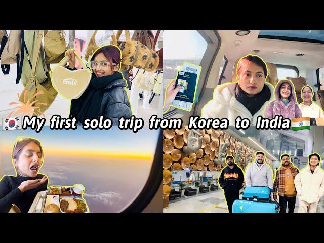 My first solo trip from Korea to India | Korea se seedha Chole Bhature ki dukaan mein!