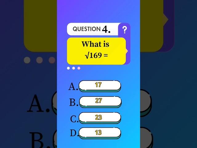 Math Challenge : Only Geniuses Can Solve This! "Can You Answer in 5 Seconds?" #mathquiz