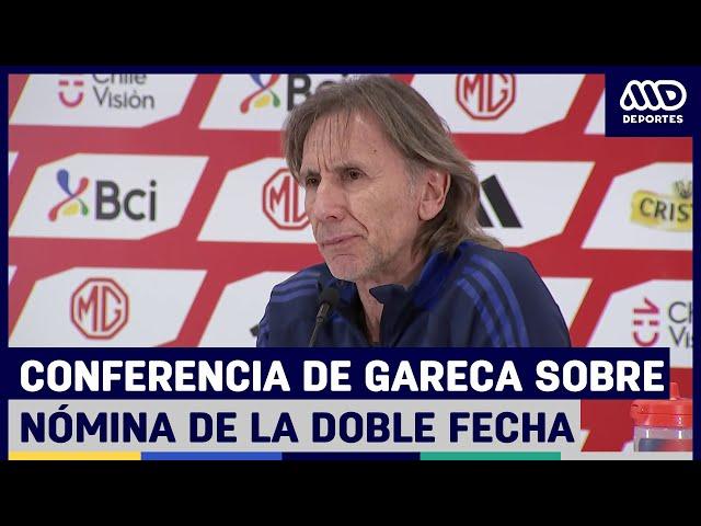 Conferencia completa de Ricardo Gareca sobre nómina de la doble fecha