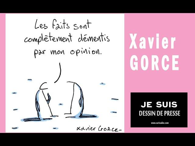 Xavier Gorce, le dessin de presse malgré tout