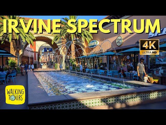 Upscale Outdoor Mall in Irvine California | 4K Walking Tour