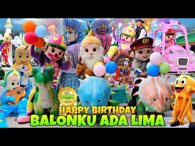 NEW 2024 ‼️ LIRIK LAGU BALONKU ADA LIMA SPECIAL BADUT LUCU DAN ONDEL ONDEL JOGET SELAMAT ULANG TAHUN