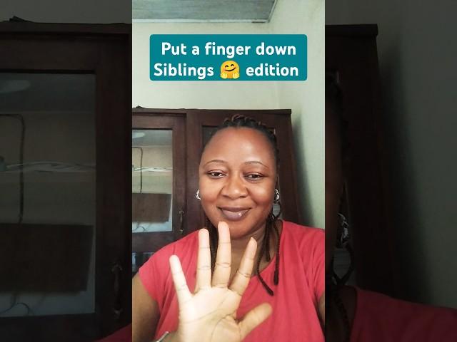 Sibling fight was everyday #putafingerdownchallenge #fingerdown #putyourfingerdown #siblings #shorts