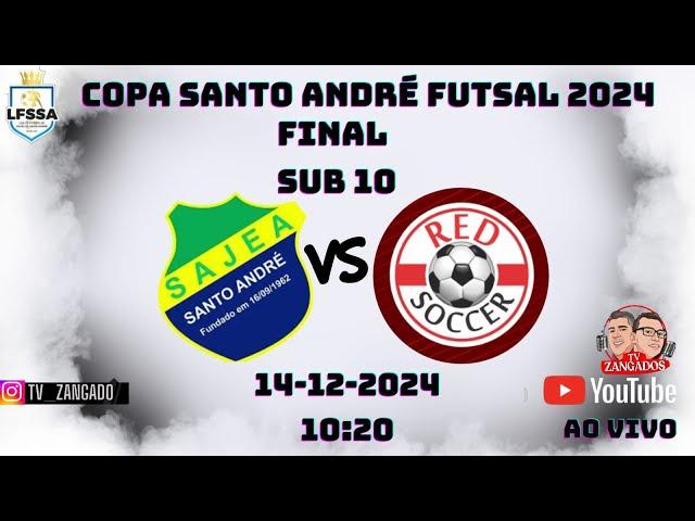 FINAL S10 COPA SANTO ANDRÉ FUTSAL  SAJEA X RED SOCCER  2024