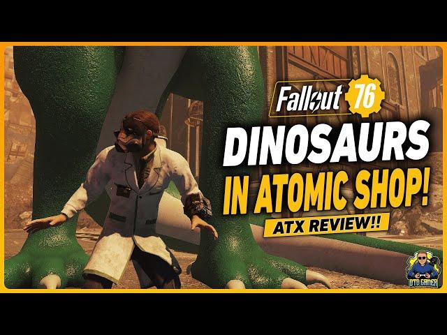 NEW GIANT DINOSAUR + BRAHMIN MILK MACHINE Added to Fallout 76 Atomic Shop!