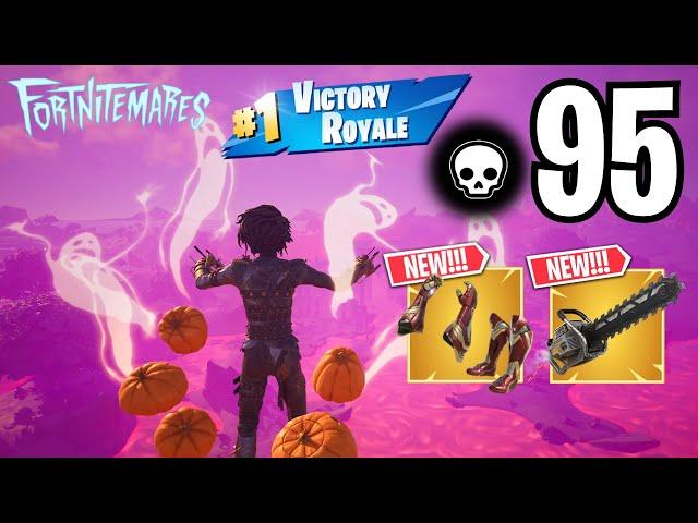 95 Elimination EDWARD SCISSORHANDS Solo vs Squads WINS Gameplay (FORTNITEMARES CHAPTER 5 SEASON 4)!