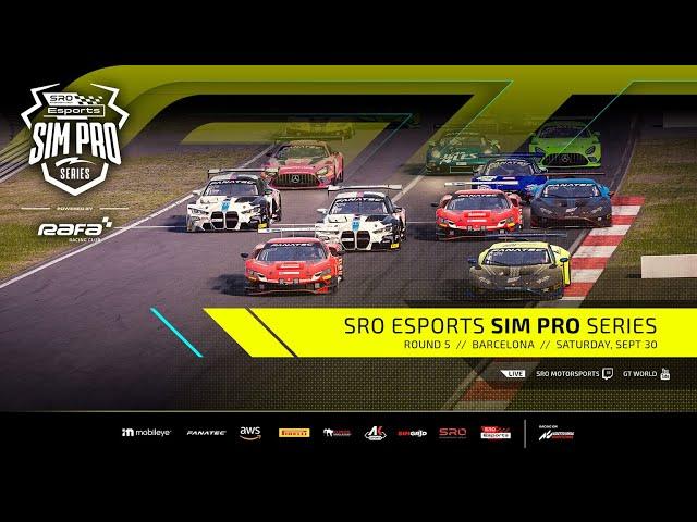 LIVE I SRO Esports SIM Pro Series, Round 5, Barcelona 2023