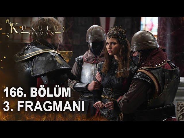 Kuruluş Osman 166. Bölüm 3. Fragmanı | Holofira'nın ihaneti yakalandı | Kara Farhan!